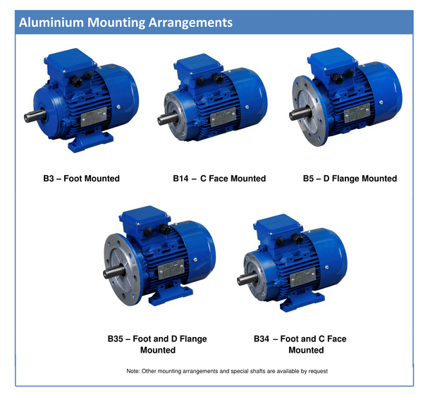 0.18kW 0.25hp Single Phase Motor 2 Pole 3000RPM 63 Frame MM