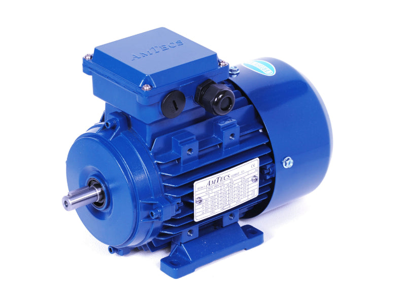 Amtecs 0.18kW (0.25HP) Three Phase Motor 4-Pole (1500 rpm) 63 Frame - Aluminium