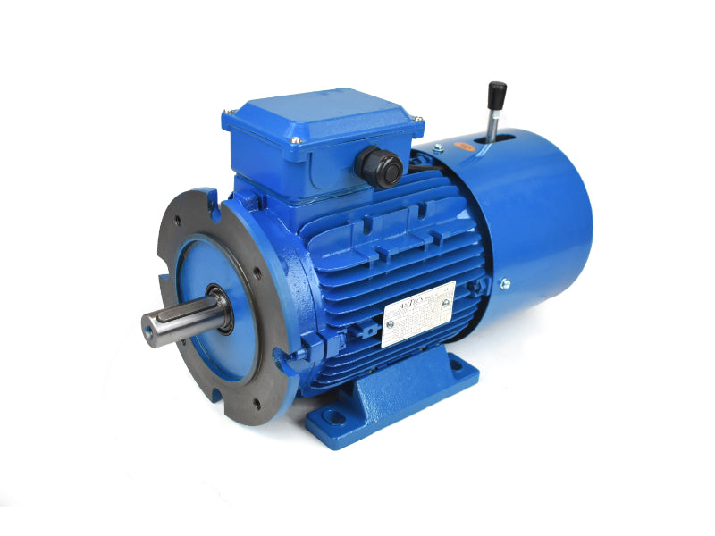 Amtecs 11kW (15HP) Three Phase Motor 4-Pole (1500 rpm) 160 Frame - DC Brake Motor
